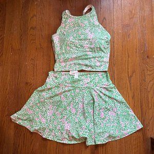 Fabletics Floral Skort Set